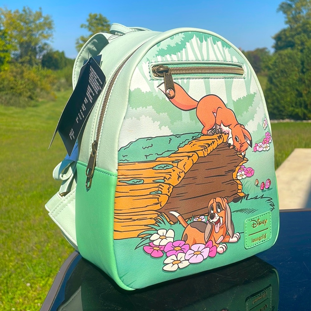 NWT RARE Disney x Loungefly “the Fox and the Hound” Best Friends Mini Backpack